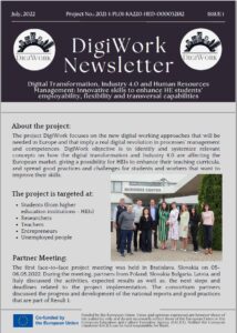 DigiWork: Have a look at our First Newsletter