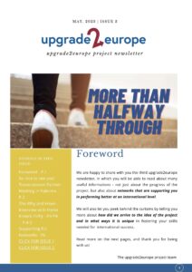 upgrade2europe – Third Newsletter