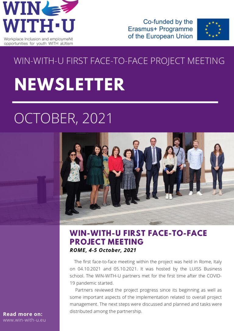 WIN-WITH-U First Newsletter